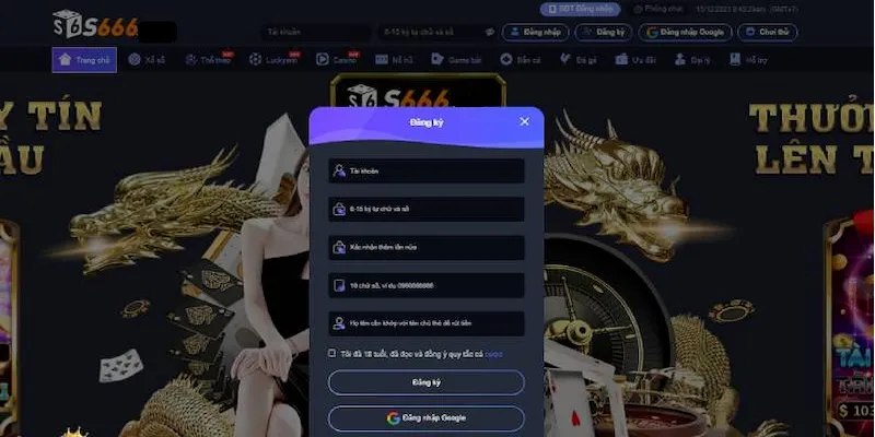 Đăng Ký S666 Đơn Giản Và Nhanh Chóng Tham Gia Giải Trí 1 Quy trình tạo tài khoản dễ dàng trên máy tính có kết nối mạng