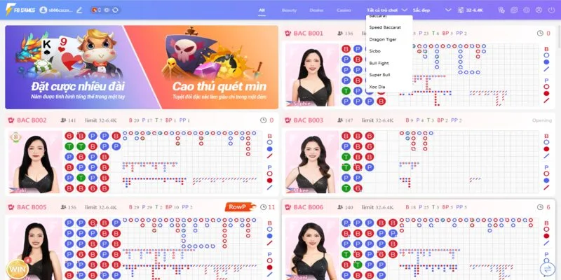 Khám phá thông tin chung về sảnh FB LIVE S666