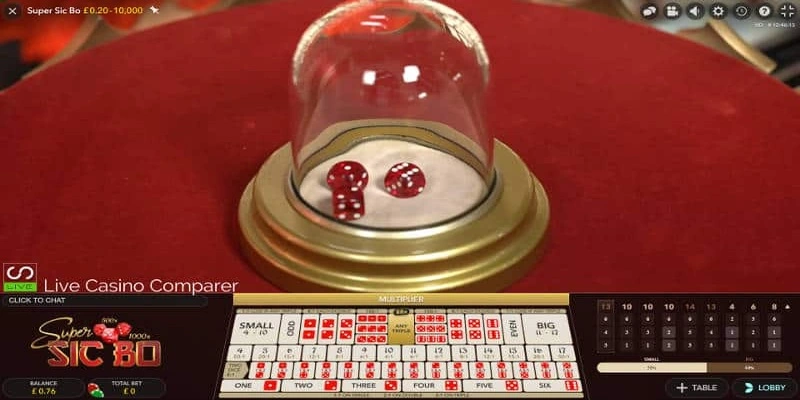 Sicbo là game ăn khách nhất tại sảnh FB LIVE S666