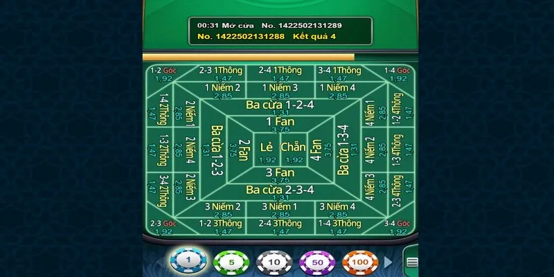Fantan là trò chơi nhận về nhiều chú ý lớn tại TP game bài S666